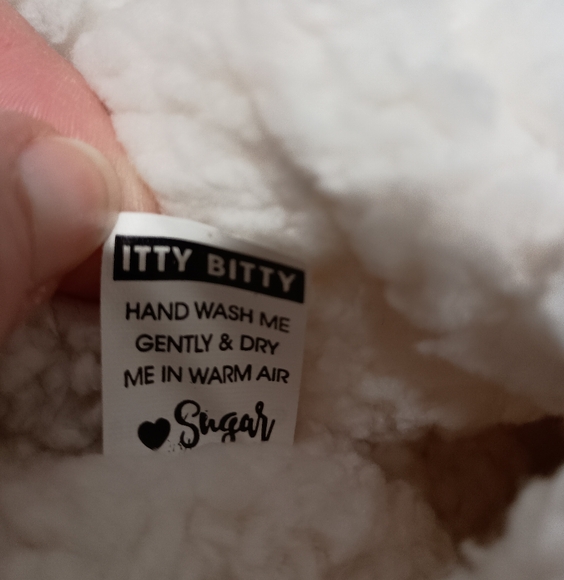 NWT Sugar and Bruno Hip Hops White Bunny Slippers - Itty Bitty (8-12T) - Picture 4 of 6